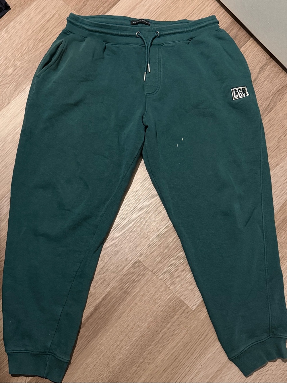 Cougar Deep Teal Green Kids Jogger Sweatpants